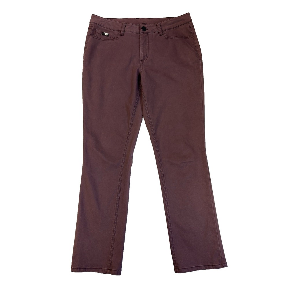 Conrad C Collection Women's 8 Mauve Straight Leg Pants Spring Colorful BOHO